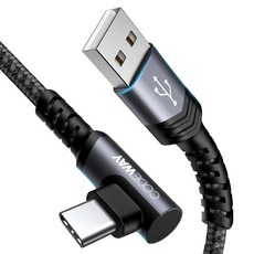 CODEWAY USB A to Type-C 高速充電線, 單一顏色, 3m, 1個