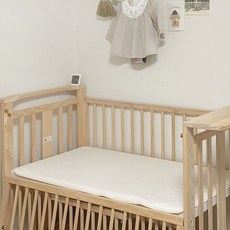 My Little Daisy 嬰兒床防水墊, 象牙白