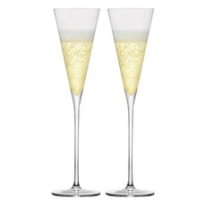 crison 氣泡香檳水晶酒杯 精美雞尾酒玻璃杯 CP8203, 130ml, 2個