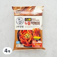 미정당 스팸누들떡볶이 2인분, 520g, 4개