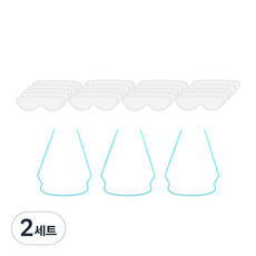 Never Factory 臉部防護護目鏡框 3入 + 防護片 20入, 2套, 單一顏色