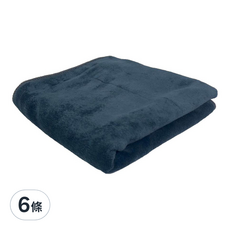 Gemini 双星毛巾 超細纖維毛巾, 灰藍色, 6條