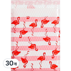 마켓감성 디자인 안전 봉투 플라밍고, 30개