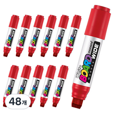 monAmi 寬頭白板筆, 48個, 紅色