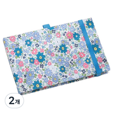 에픽스 미니파레트 수채화 물감 아크릴 상자 스케치 여행 블루드림 캔버스 스케치북, 2개