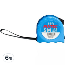 픽스텍 고급형 다용도 줄자 5m FHSMT105, 혼합색상, 6개