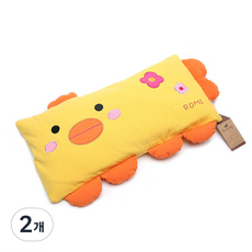 恐龍造型兒童枕頭, 黃色, 2個