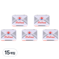 블루마토 스탬프 패드 Huhua Red 1-A NO.4, 빨강, 15개입