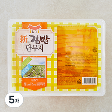 일가 신김밥 단무지, 2.7kg, 5개