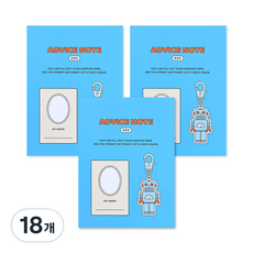 indigokids 高年級3-6窄格32頁功能性通知本筆記本, 藍色, 18個