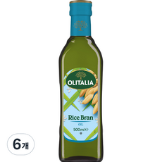 올리타리아 쌀눈유, 500ml, 6개