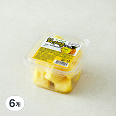프레쉬팜 골드 파인애플 조각, 6개, 250g