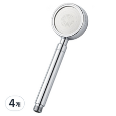 SPREX 超強力水壓上升鋁製蓮蓬頭, 銀色, 4個