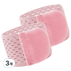 Mbrain 吸濕速乾彈性護腕 纖薄加壓 粉紅色 2入, 3個