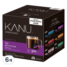 KANU 濃郁深焙Dolce Gusto適用膠囊咖啡, 7g, 16件, 6個