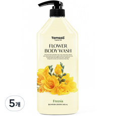 탐사 플라워 바디워시 프리지아, 5개, 900ml