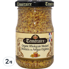 테메레르 유기농 홀그레인 머스타드, 200g, 2개