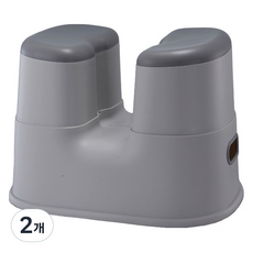 디페이브 시크 임산부 노인 목욕 의자 31 x 37 x 27 cm, 그레이, 2개