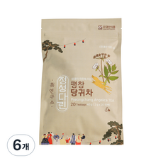 정성다린 평창 당귀차, 40g, 6개