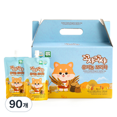 꼬샤꼬샤 유기농 보리차, 90개, 100ml
