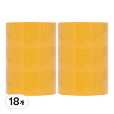 OKONG Ogon Bond OPP 盒帶中包裝亞克力型 50m x 48mm, 黃色的, 18個