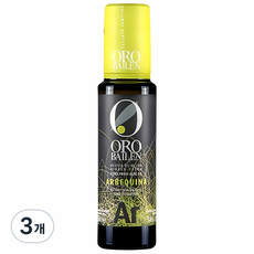 오로바일렌 아르베키나 엑스트라버진 올리브오일, 100ml, 3개