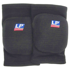 LP SUPPORT 簡易型厚墊膝部護套, 1雙, 黑色