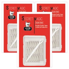 다크니스 시크릿 고급 양면 쌍꺼풀테이프 360p, 샤크형, 3세트