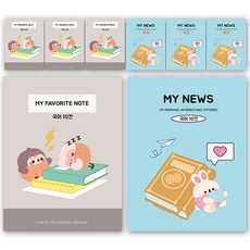 다다 소소펀 초등노트 국어 10칸, 랜덤발송, 8개
