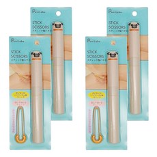 LIHIT LAB. PuniLabo 攜帶型剪刀 矽膠材質, 巴哥犬, 4個