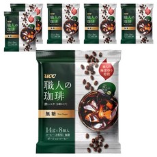 ucc 職人珈琲濃縮球 無糖, 14g, 8顆, 6包