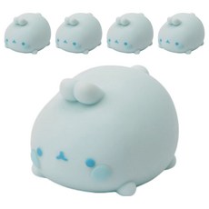 麻糬軟綿綿紓壓玩具 藍色, 5個