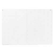MUJI 無印良品 可折疊白板 A3 折疊後A4, 鋼/聚丙烯/磁鐵