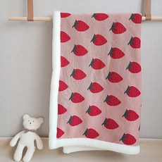 ROTOTO bebe 針織毛毯, 草莓