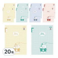 PENPIA 男孩小學筆記本, 隨機發貨, 20個