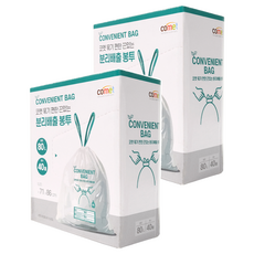 comet 輕鬆綁拉繩垃圾袋 86 x 71cm, 80L, 2盒