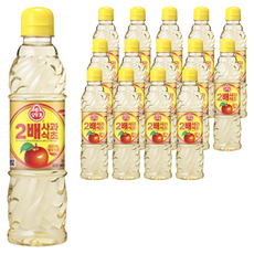 오뚜기 2배 사과식초, 500ml, 15개