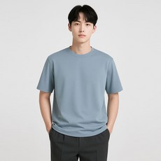 BASSO Homme 男士寬鬆版型圓領短袖T恤 WSZ2MK