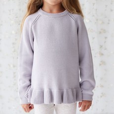 Jamie Kay 女童款愛迪生棉質喇叭針織上衣