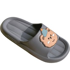 SILVERS 여성용 러블리곰돌이 동물친구들 슬리퍼