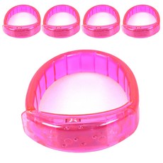 PARTYHAE LED發光果凍手環, 粉紅色, 5個