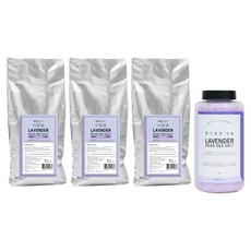 바스참 사해소금 라벤더 리필용, 1kg, 3개