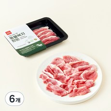 하이포크 동물복지 인증 한돈 앞다리 불고기용 (냉장), 300g, 6개