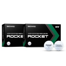 BIGYARD 高爾夫球 42.7mm 15入, 白色, 2盒