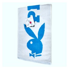 PLAYBOY 典藏運動毛巾 23 x 107cm 140g, 藍色, 1條