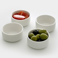 NICOTT 百褶醬料碗 S, 4個, 單一顏色