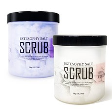 Estesophy 鹽磨砂薰衣草 1kg + 膠原蛋白 1kg, 1套