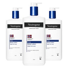 뉴트로지나 데일리 바디 로션, 450ml, 3개