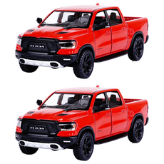KiNSMART 2019 道奇 Ram 1500 迷你車公仔 隨機出貨, 2個