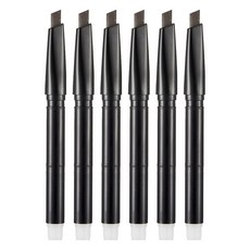 fmgt 디자이닝 아이브로우 펜슬 리필 0.3g, 02 그레이브라운, 6개